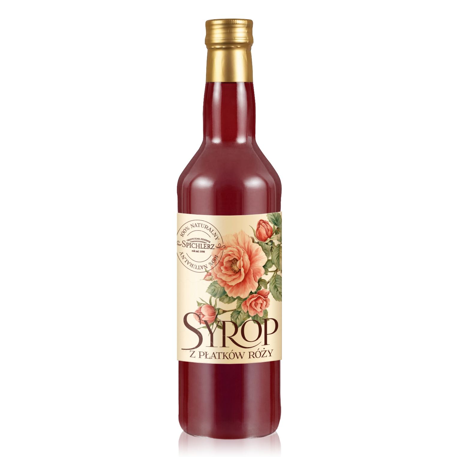Syrop z płatków róży 700ml
